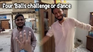 Challenge Four Balls Main Out Kar Paeyga Owais ?? | Waheed Ka Dance 😀