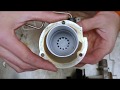 Diesel heater disassembled for a look inside