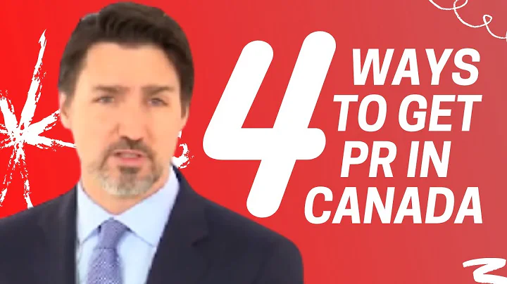 TOP 4 WAYS TO GET CANADIAN PR | NO SHORTCUTS -  CANADIAN WORK VISA TO PR