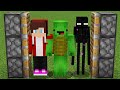 jj and mikey + enderman ???