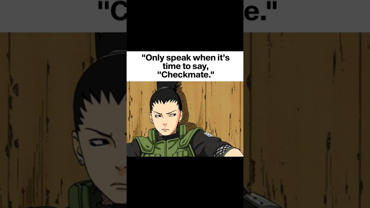 Anime badass quotes on Character/Shikamaru Nara (Naruto)📉 