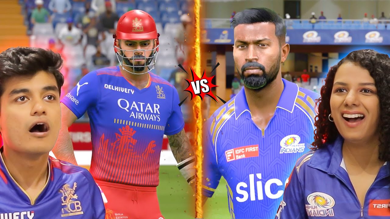 RCB v MI   Playing The Best IPL Game  SlayyPop