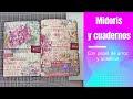 Midoris y cuadernos / Papel de arroz y stone paper