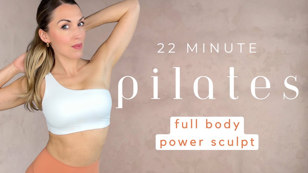 22-Min Full Body Pilates Power Sculpt | No Equipment | Tone