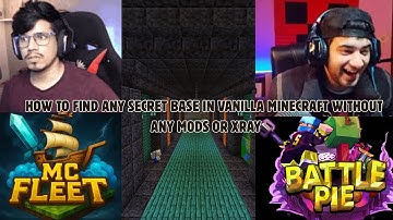 HOW TO FIND ANY BASE IN MINECRAFTS USING THIS TRICK 🤯(ANY SERVER BATTLEPIE,MCFLEET,DONUT SMP TESTED)