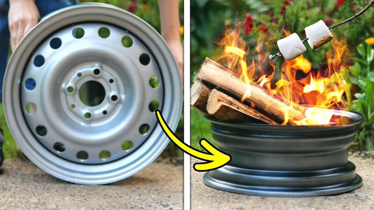 31 Cheap Recycling DIY Crafts To Decorate Your Backyard