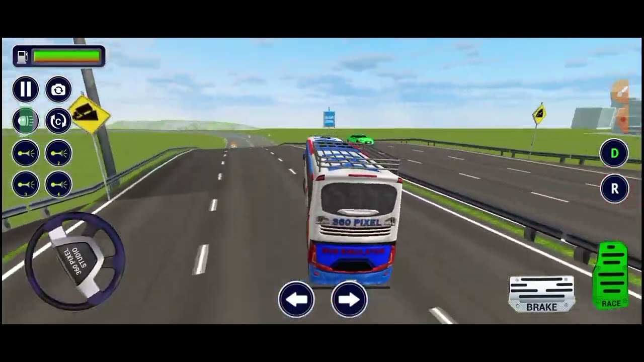 new bus game cross bus full speed 😄🚅🚄🚅🚅