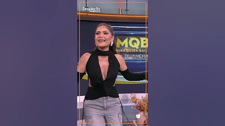 Chiqui Delgado arrived very proud of Jorge Ramos 😍🏆