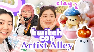 TwitchCon 2025 Artist Alley ⭐️ crafting clay for my biggest convention