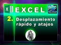 EXCEL: DESPLAZAMIENTO rapido y atajos