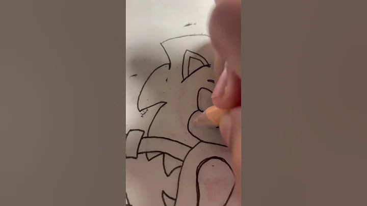 Drawing SONIC with Posca Markers!