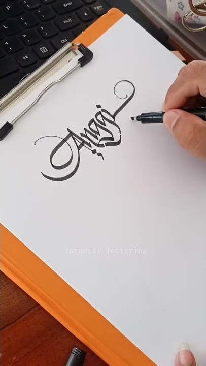 ANGGI #short #calligraphy #lettering #art