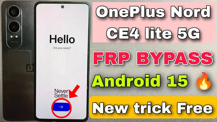 ONEPLUS NORD CE4 LITE FRP BYPASS 2025 | ANDROID 15 | ONEPLUS (CPH2621) GMAIL/ GOOGLE ACCOUNT BYPASS✔