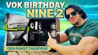 16Gb Rtx 5060 Ti Ekran Kartli Vok Birthday Nine 2 Oem Paket Tavsi̇yesi̇