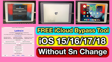 New FREE iCloud Bypass Tool iOS 15,16,17,18 - iPad Air 2 iCloud Bypass by LockRa1n bypass tool