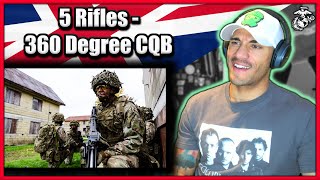 US Marine reacts to 5 Rifles CQB (360 Degree Video)