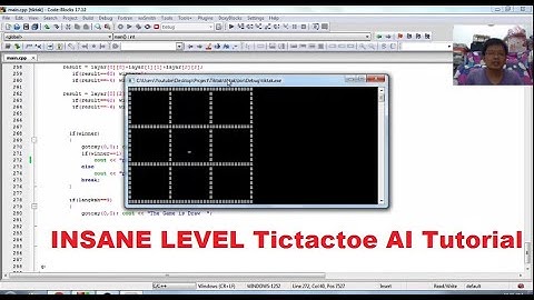 Tic tac toe AI  Level Insane! C++ Tutorial  (not using Minimax)