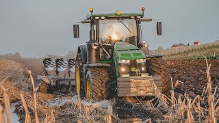 CIEŻKA ORKA! | JELEŃ STAJE W MIEJSCU | JOHN DEERE 8R & ALBATROS 6 | GIERADA AGRO