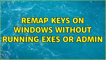 Remap keys on windows without running EXEs or admin (2 Solutions!!)