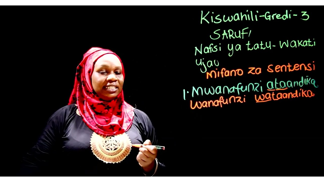 Gredi 3 Kiswahili Mwalimu Rehema - Nafsi ya tatu (wakati ujao)