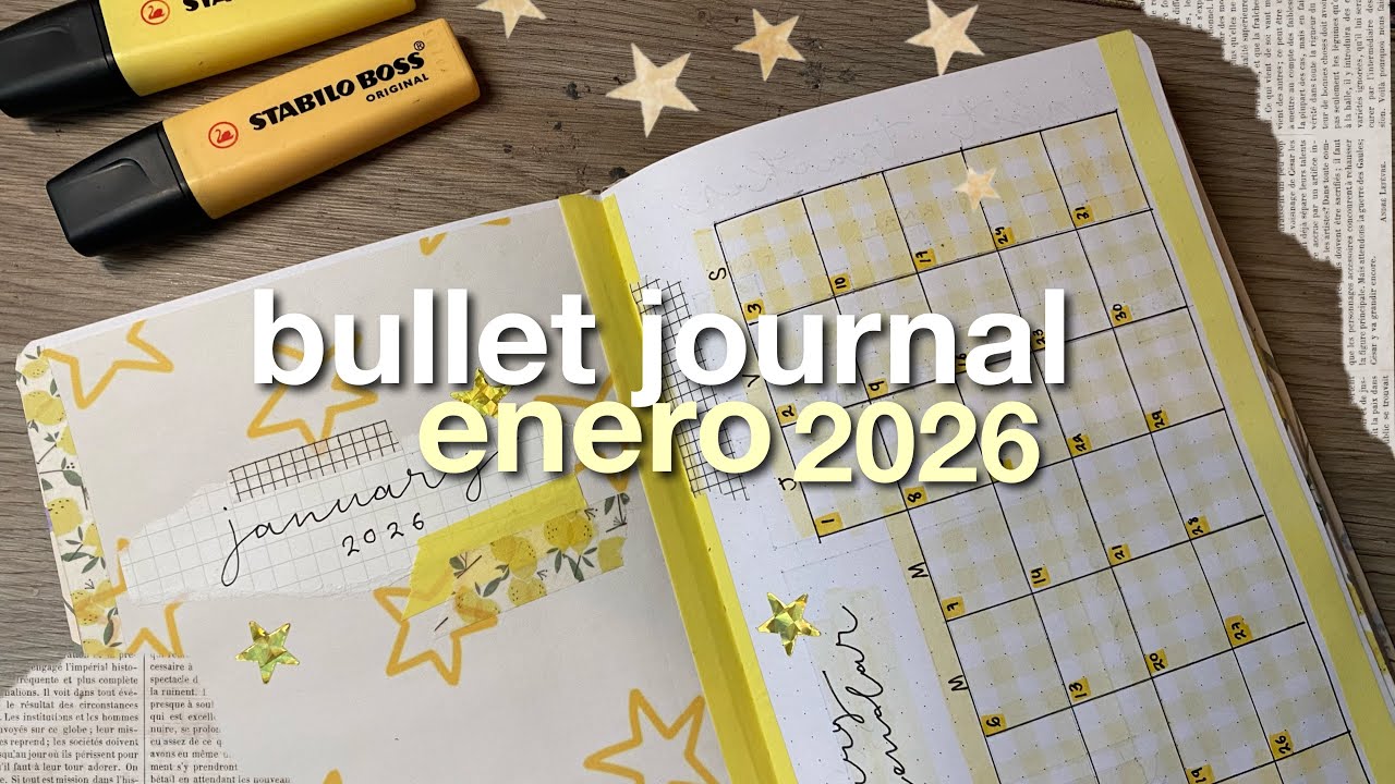 💌 Bullet Journal январь 🌟