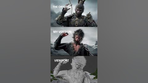 Recreating this iconic Black myth: Wukong scene in Blender 3D #wukong #blender3d #3danimation #cgi