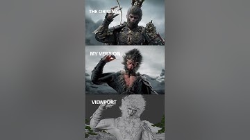 Recreating this iconic Black myth: Wukong scene in Blender 3D #wukong #blender3d #3danimation #cgi