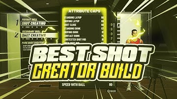 NBA 2K19 BEST PURE SHOT CREATOR BUILD HEIGHT AND WINGSPAN ALL ATTRIBUTES 7 BADGES MOST OP BUILD 2K19