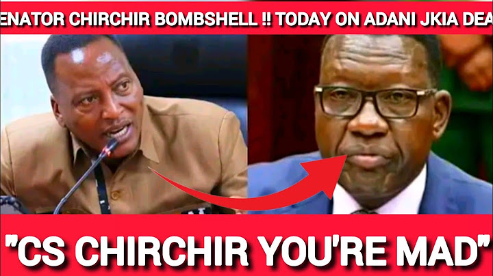"YOU'RE ABNORMAL" SENATOR ONYONKA LOOSES CONTROL AS HE LECTURES CS CHIRCHIR ON ADANI-JKIA DEAL
