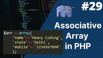 Array in php | Associative array in php | php tutorial for beginners full - 29 |  #array
