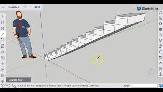 Design with SketchUp Web Free -  StairCase and Stringers