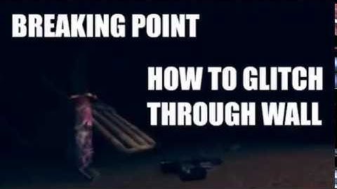 ROBLOX Breaking Point : How to Glitch Through Wall