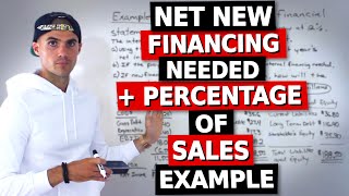 FIN 300 (Financial Modelling) - Net New Financing Needed + Percentage of Sales Example - Ryerson