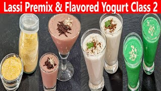 Lassi Premix & Flavored Yogurt Free Class 2 | Manisha Bharani Kitchen