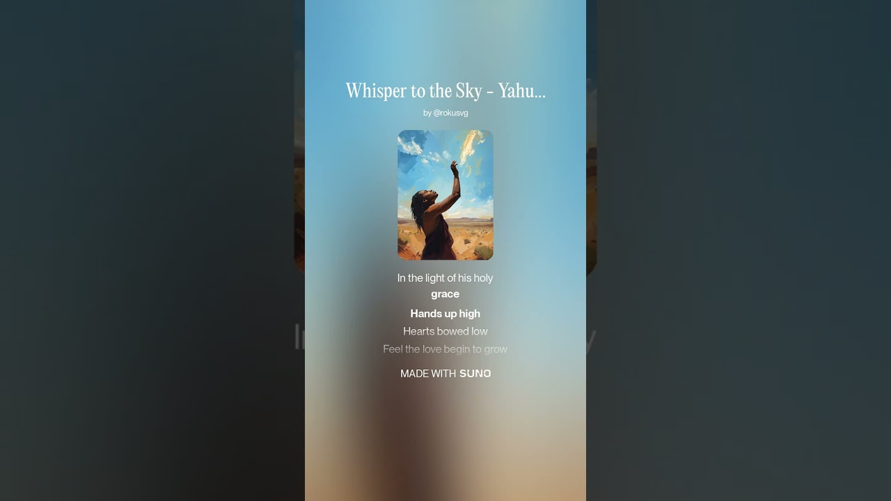 Whisper to the Sky  - Yahuah Lives