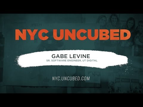 Building software for space suits and jet engines — Gabe Levine of UT Digital | NYC UNCUBED 2017