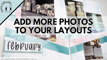 Easy Ways to Add More Photos to a Scrapbook Layout with Flip Flaps | 8.5 x 11"