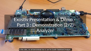 Exostiv Part 3: Analyzer Demonstration