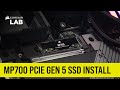 How to Install CORSAIR MP700 PCIe Gen 5 M.2 NVMe SSD