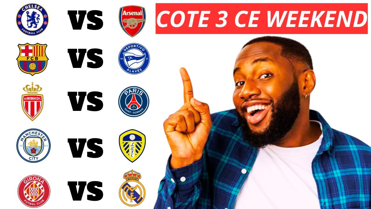 ✅ Analyse Football : Cote 3 Intéressante Ce Week-end