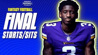 FINAL Week 9 Cheat Sheet: LIVE Q&A, Starts/Sits, Actives/Inactives! | 2023 Fantasy Football Advice