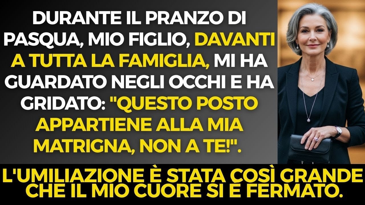 Mia sorella ha sussurrato qualcosa all'orecchio di mio figlio e pochi minuti dopo, davanti a tutta la famiglia, lui mi ha urlato: "Questa è casa della mia matrigna, non tua". Ho sentito il cuore...