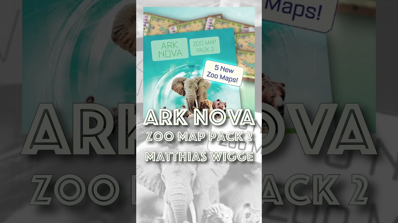 30 Days until Essen Spiel '24 - Ark Nova Zoo Map Pack 2 #arknova #capstonegames #spiel #essen