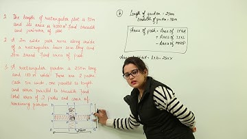 Online Free Lecture Class 7th I Maths I ICSE I Chapter I Perimeter And Area Of Plane Figures I L173