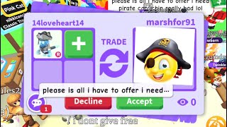 OMG 🤯 SHOCKING OVERPAYS FOR PIRATE GHOST CAPUCHIN 😱 MADE HUGE PROFIT 😲😍 Adopt Me - Roblox