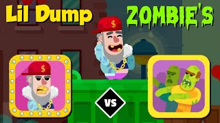 Lil Dump(Jeremy) VS 10 Waves Zombie's Ultimate Bowmasters