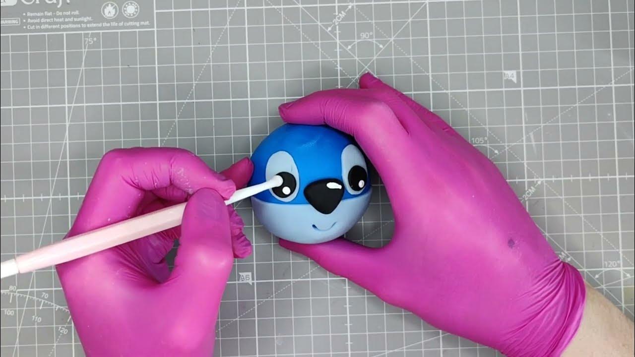 Stitch Fondant Cake Topper Tutorial I How to make a fondant Stitch
