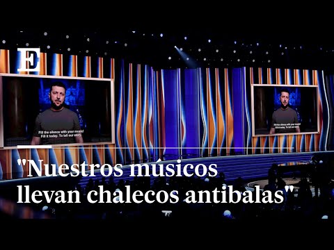 El MENSAJE de ZELENSKI en los PREMIOS GRAMMY | EL PAÍS