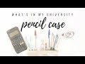 What's in my pencil case - Stationery essentials for university fall 2018 | studytee