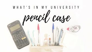 What's in my pencil case - Stationery essentials for university fall 2018 | studytee